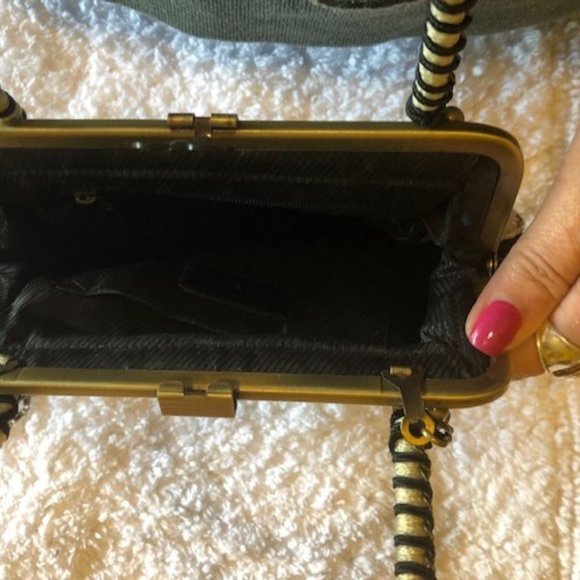 Vintage Beaded Zebra Purse - Picture 2 of 4